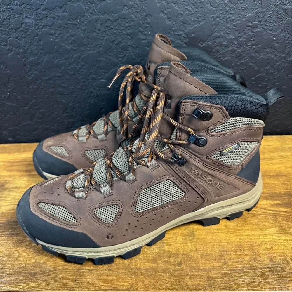 Vasque Breeze 7742M Brown Nubuck Waterproof Hiking Boots Mens 13M - Picture 3 of 6